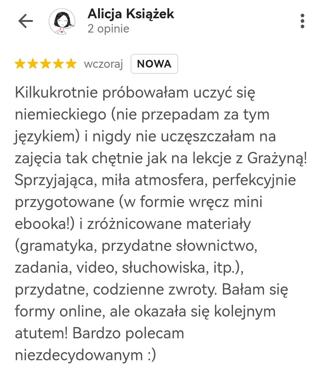 Kursy grupowe z j. niemieckiego
